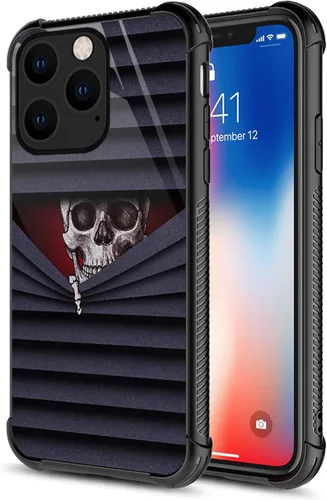 Vista 11 de CARLOCA Funda compatible con iPhone 14 Pro, diseño gráfico de identidad de American Horror Story, a prueba de golpes, antiarañazos, para iPhone 14