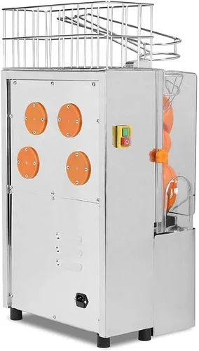 Vista 8 de Exprimidor comercial de naranja de 110 V, extractor de exprimidor de masticación lenta fácil de limpiar con caja de filtro extraíble, exprimidor