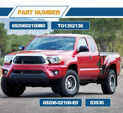 Vista 4 de Manijas de puerta interior para el lado del conductor y del pasajero compatibles con Toyota Corolla 2003-2008, Toyota Tacoma 2005-2015, Pontiac Vibe