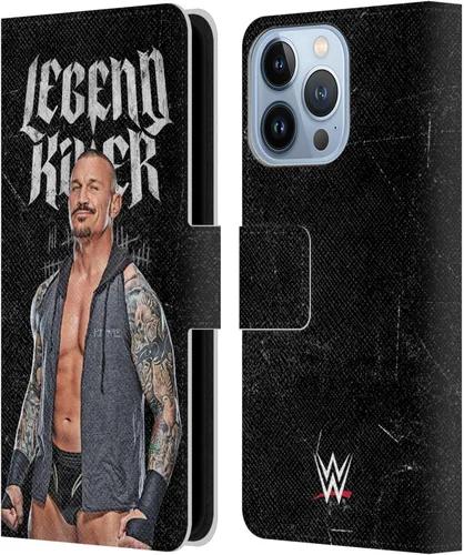 Vista 36 de Head Case Designs Officially Licensed WWE in My Veins Randy Orton Leather Wallet Case Compatible with Apple iPhone 11