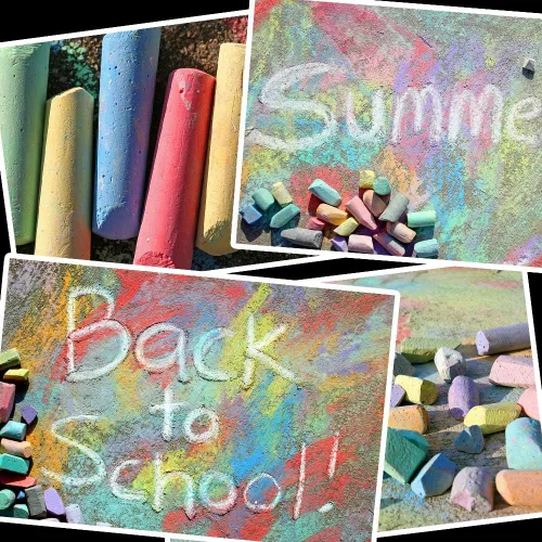 Vista 7 de Paquete de 180 tizas lavables para acera para niños, 20 colores no tóxicos, pintura de tiza jumbo a granel para actividades al aire libre de verano
