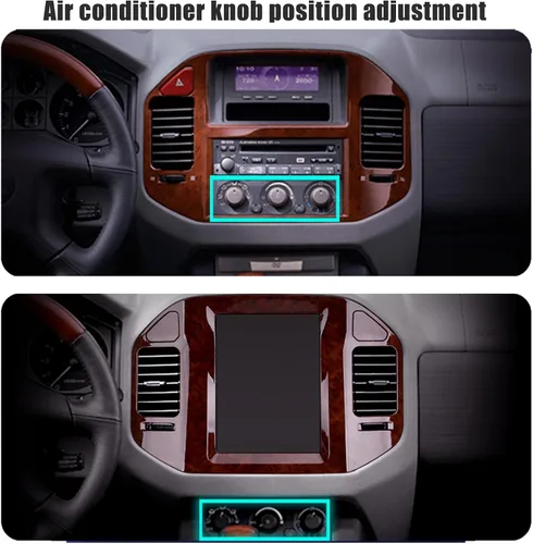 Vista 8 de Radio Android para Mitsubishi Pajero V60 V68 V73 2004-2011 9.7 pulgadas Tesla estilo IPS pantalla táctil estéreo con Bluetooth 5.0 Carplay/Android
