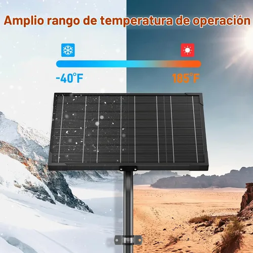 Vista 3 de Voltset Cargador de batería solar de 10 W 12 V y mantenedor con controlador de carga MPPT integrado, soporte de montaje ajustable, cargador solar