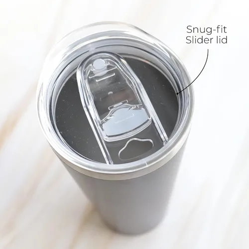 Vista 8 de Vaso aislado personalizado de 20 onzas con tapa, termo personalizado con recubrimiento de polvo de metal delgado para mujeres y hombres, regalo