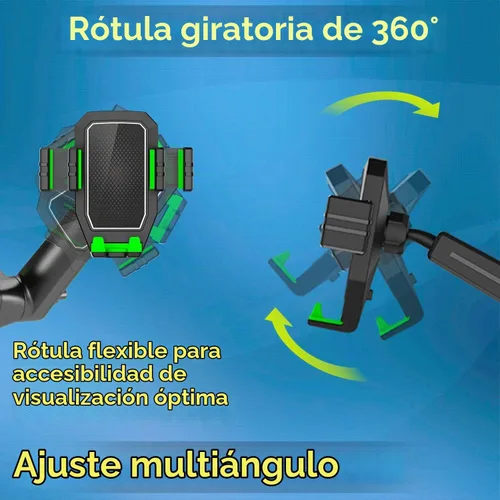 Vista 4 de Soporte de teléfono para camión, soporte de teléfono resistente, soporte de teléfono para parabrisas de salpicadero para semircamión, soporte