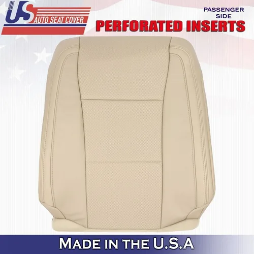 Vista 2 de U.S.AutoSeatCover 2016 para Ford F150 Lariat Driver & Passenger Top Perf Fundas de asiento de cuero marrón