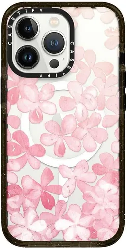 Vista 304 de CASETiFY Funda Impact para iPhone 13 [Protección contra caídas de grado militar 4X de 8.2 pies/Compatible con Magsafe] - #1 Mom - Transparente