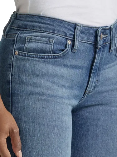 Vista 4 de Jeans Lee legendarios de talle medio para mujer, talla grande