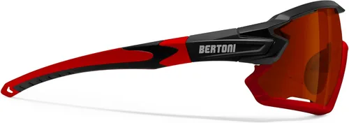 Vista 3 de Bertoni Gafas de sol deportivas polarizadas fotocromáticas ciclismo MTB con prescripción portador QUASAR