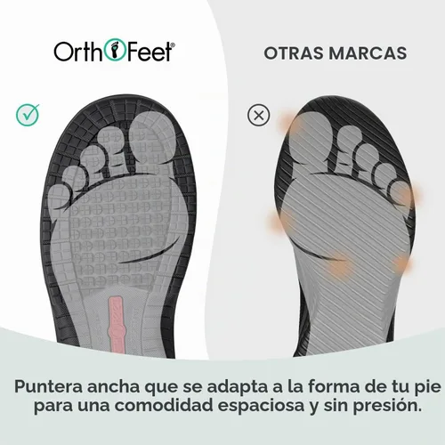 Vista 6 de Orthofeet Botas de trabajo ortopédicas sin cordones para manos libres para hombre Grafito Negro
