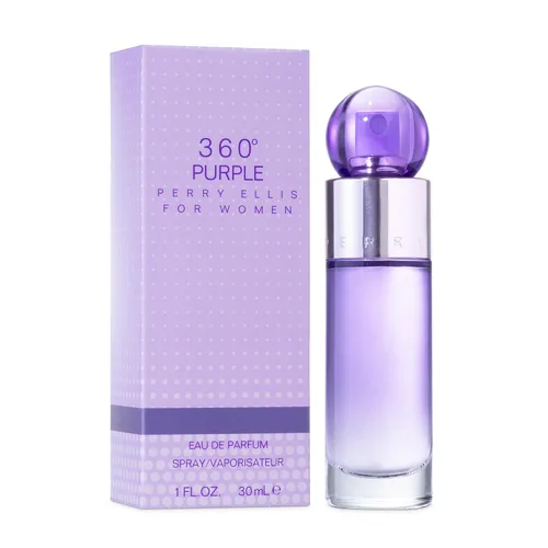 Vista 7 de Perry Ellis 360 Purple de Perry Ellis Eau De Parfum Spray para mujer de 3.4 oz