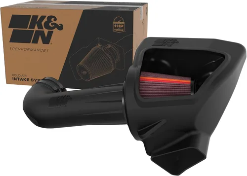 Vista 13 de K&N Sistema de admisión de aire frío: filtro de aire de alto flujo, aumento del rendimiento y aceleración: compatible con Chevrolet 2016-2020