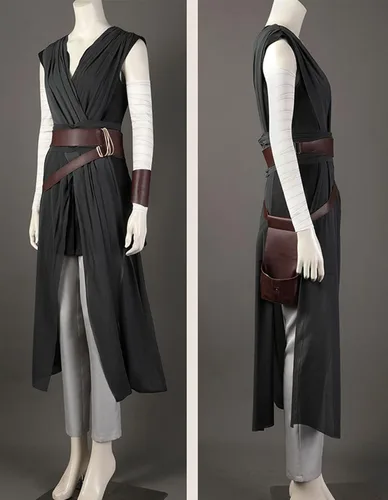 Vista 4 de Masfrida Disfraz de Rey para mujer Rise of SW Cosplay Rey Batalla, traje de guerrero, traje completo de Halloween para adultos
