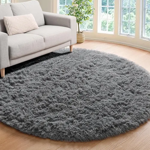 Vista 135 de ONASAR - Alfombra de pasillo negra de 2 x 6 pies, esponjosa, lavable, ultrasuave, afelpada, peluda, tapete para bebés, dormitorio de niños, armario