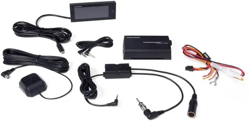 Vista 6 de Kit de instalación de motocicleta de radio satélite con receptor táctil Sirius XM Commander, funda resistente al agua, adaptador de montaje RAM