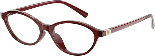 Vista 9 de Gafas de luz azul para mujer - Gafas de bloqueo de luz azul con marco ovalado pequeño de moda para juegos/computadora