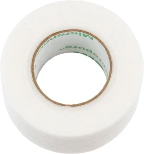 Vista 3 de BB Micropore Tape 1530-1 (3 rollos) 1 inc x 10 yardas, color blanco