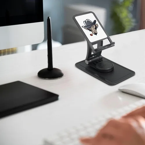 Vista 2 de The Cold Monkey Head Phone Stand for Desk Adjustable Phone Holer Office Travel Accessories for Mobile Phone/Ipad/Tablet Cell Phone Stand