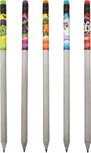 Vista 5 de Lápices de Halloween Smencils – Lápices perfumados gourmet patentados HB #2, 5 unidades, regalos para niños, suministros escolares, recompensas