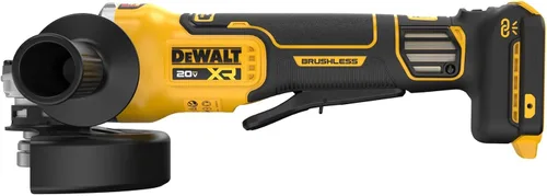 Vista 9 de DEWALT Amoladora angular inalámbrica sin escobillas de 20V MAX XR, 4-1/2 pulg. - 5 in., Velocidad variable, antirrotación, interruptor de paleta