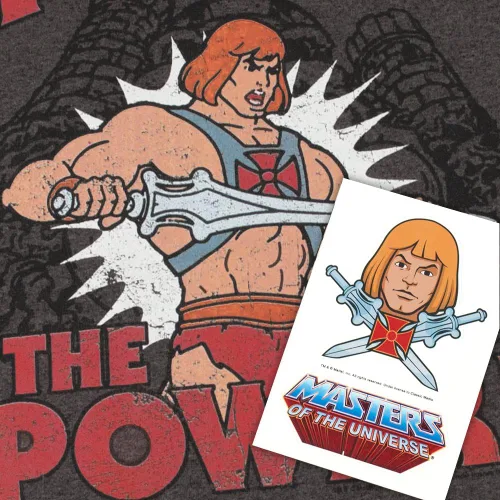 Vista 5 de Popfunk Camiseta y pegatinas de Masters of The Universe I Have The Power