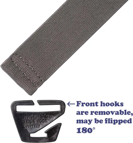 Vista 5 de HIKERS - Tirantes ocultos Upfitter para hombre debajo de la ropa - Trabilla para cinturón de 3 puntos