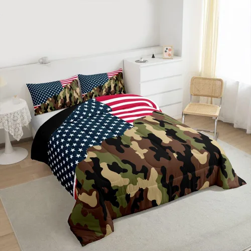 Vista 264 de Erosebridal Juego de edredón de hojas de cannabis, juego de ropa de cama de marihuana con estampado colorido de plantas, decoración bohemia de 2