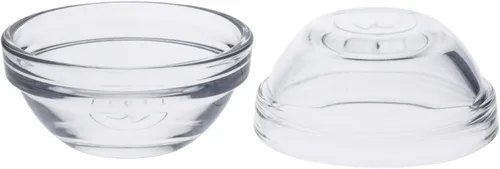 Vista 8 de Beille Mini Cuenco Pequeño de Vidrio de 2 Pulgadas Esencial para Cocina, 2 piezas
