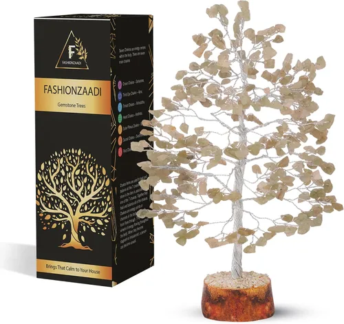Vista 17 de FASHIONZAADI Árbol de Gemas de Turmalina Negra - Árbol Bonsái de Dinero Feng Shui para Decoración del Hogar - Regalo Espiritual de Cristal