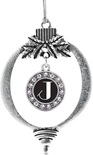 Vista 305 de Inspired Silver - Adorno de cromosoma 21 con dije de círculo de plata con joyas de circonita cúbica