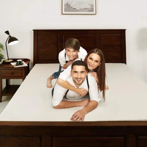 Vista 3 de Sábana Ajustable - Sábana Ajustable Individual COSMOPLUS Solamente (Sin Sábana Encimera ni Fundas de Almohada), Micropunto Elástico en 4 Beige