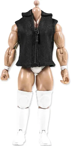 Vista 2 de Juego de 5 sudaderas con capucha sin mangas para figuras de acción de lucha libre, multicolor, Varios