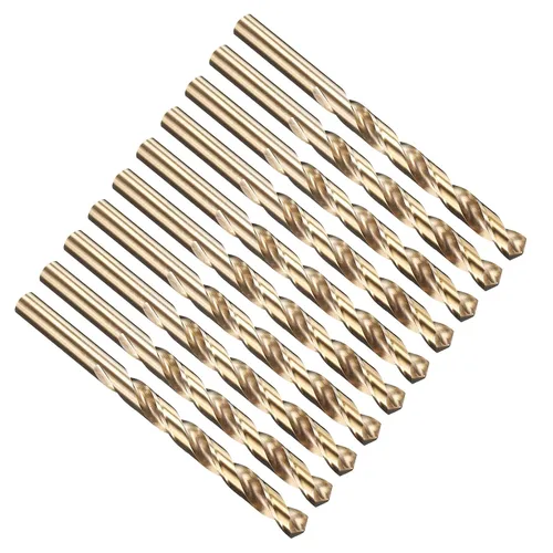 Vista 58 de PATIKIL Broca Jobber de 0.039 in, vástago recto M35 cobalto 5% acero de alta velocidad 135° acabado dorado para metal duro de acero inoxidable - 2