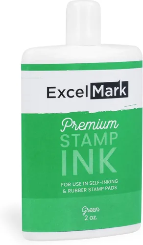 Vista 9 de ExcelMark Premium - Tinta de recambio para sellos autoentintados - 1 onza (Negro)