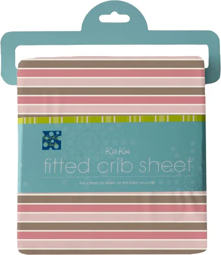 Vista 6 de KicKee - Sábana bajera ajustable para cuna de bebé, impresiones adorables para colchón de cuna, hecha de viscosa de bambú para ropa de cama de bebé
