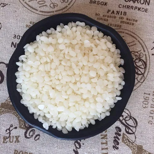 Vista 2 de Pastillas de cera de abeja blanca, pellets de cera de abeja para hacer velas, proyectos de bricolaje (6 libras)