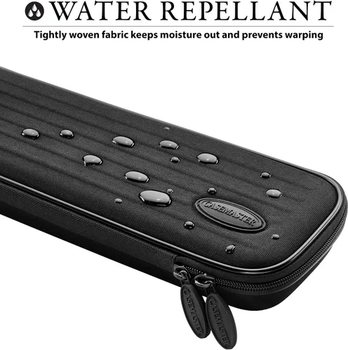 Vista 4 de Casemaster Parallax - Estuche para taco de billar/billar 600D Oxford de poliéster pesado e interior acolchado, capacidad para 1 taco completo de 2