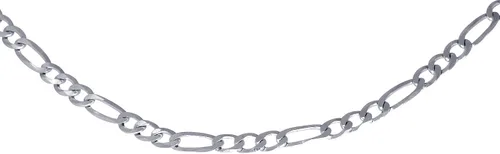 Vista 3 de Collar con colgante de elefante de plata de ley con acabado de diamante y cadena