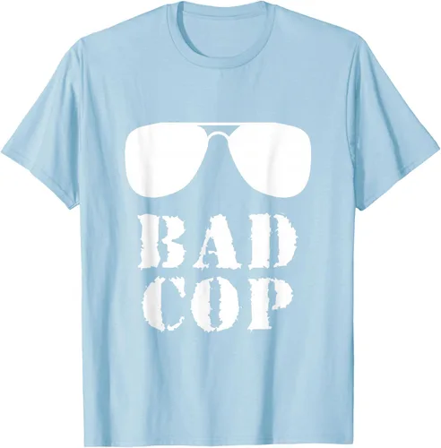 Vista 80 de Bad Cop Funny Police - Camiseta a juego para padre e hijo, Negro, S