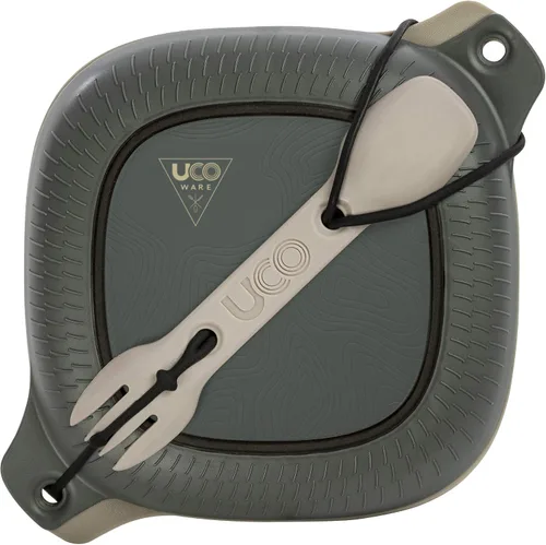 Vista 9 de UCO Kit de 4 piezas para acampar con cuenco, plato y juego de utensilios de tenedor 3 en 1