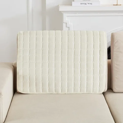Vista 9 de MIFXIN Fundas para reposabrazos, funda de terciopelo antideslizante para sofá, protector de muebles para sofá de 3 plazas, sofá biplaza reclinable