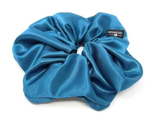 Vista 18 de XL Satin Scrunchie for Thick Hair – Oversized Hair Scrunchy for Ponytail Bun or Sleeping – Frizz Free Satin Hair Tie for Women and Girls