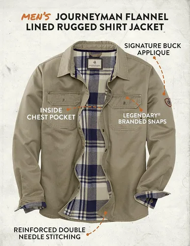 Vista 4 de Legendary Whitetails Mens Journeyman Shirt Jacket