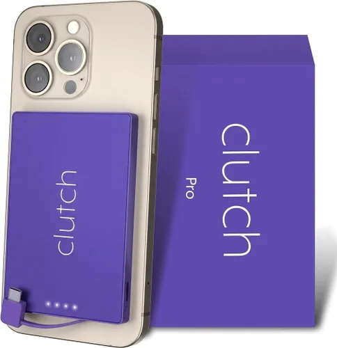 Vista 17 de Clutch - Cargador portátil Pro USB-C - Compatible con dispositivos iPhone 15, 16, 17 y Android - Batería magnética de banco de energía - Aprobado