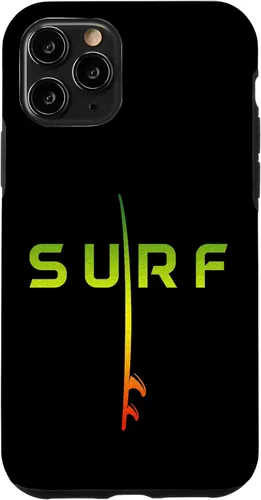 Vista 10 de Funda retro retro para iPhone 14 Surf Board Surfing Beach