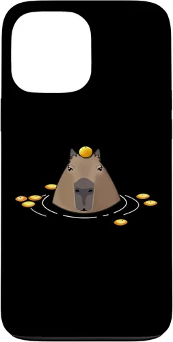 Vista 24 de Funda Capybara para iPhone 17 para hombre y mujer, diseño de naranjas frías