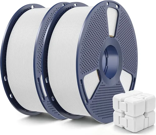 Vista 39 de SUNLU Filamento PETG 2.0, filamento de impresora 3D, color blanco hueso 2.2 lbs Bone White
