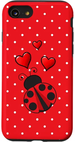 Vista 18 de Ladybug - Carcasa para iPhone 17, diseño de lunares rojos y blancos