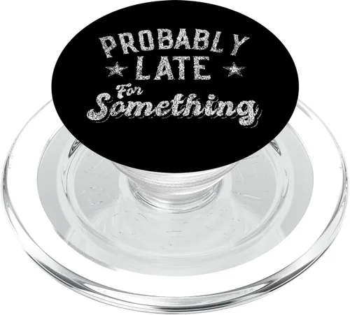 Vista 7 de Probablemente tarde para algo PopSockets intercambiables PopGrip