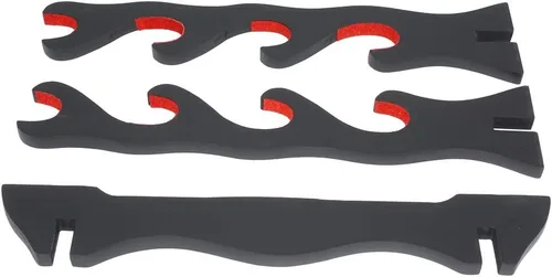 Vista 6 de Soporte acolchado de terciopelo para espada, soporte de fieltro para proteger el soporte de exhibición samurai espada Katana Wakizashi Tanto Holder